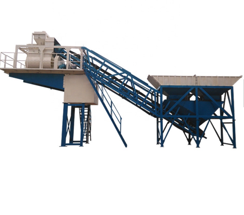 HZS40 Small mini portable mobile ready mixed cement concrete batching plant price for sale