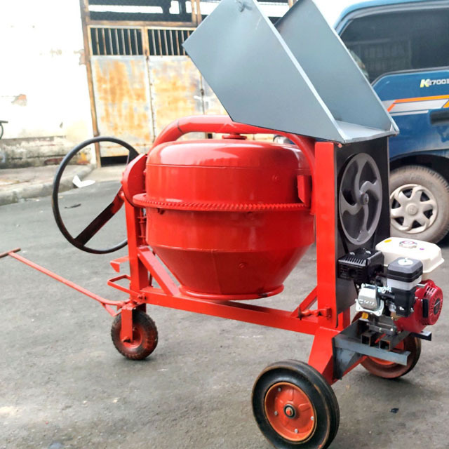 New invention mini concrete mixer Vietnam 250L 350L 380L 450L 500L drum electric motor 1.5kw 2.2kw 3.0kw single-phase 220v