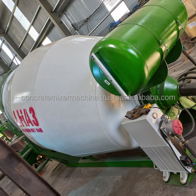 New process good quality 6 cubic yards cement concrete mixer truck drum diameter 2050mm match diesel engine gasoline