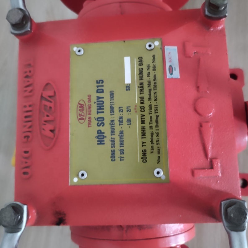 Durable made in Vietnam top quality small marine gearbox D15 power 15HP 11KW