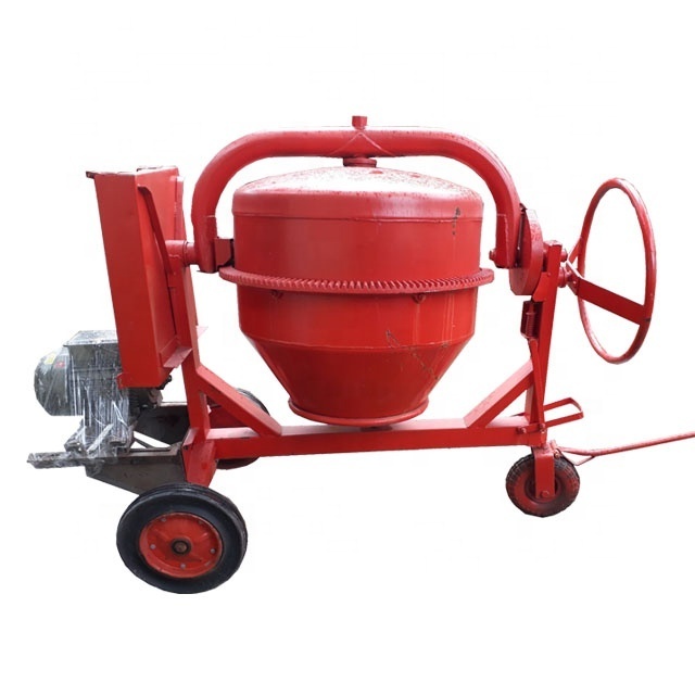 New invention mini concrete mixer Vietnam 250L 350L 380L 450L 500L drum electric motor 1.5kw 2.2kw 3.0kw single-phase 220v