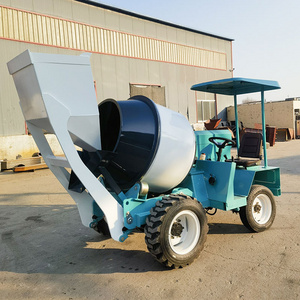 Mobile Mini Small 0.5m3 Self-Loading Concrete Mixer Truck Price With Pump