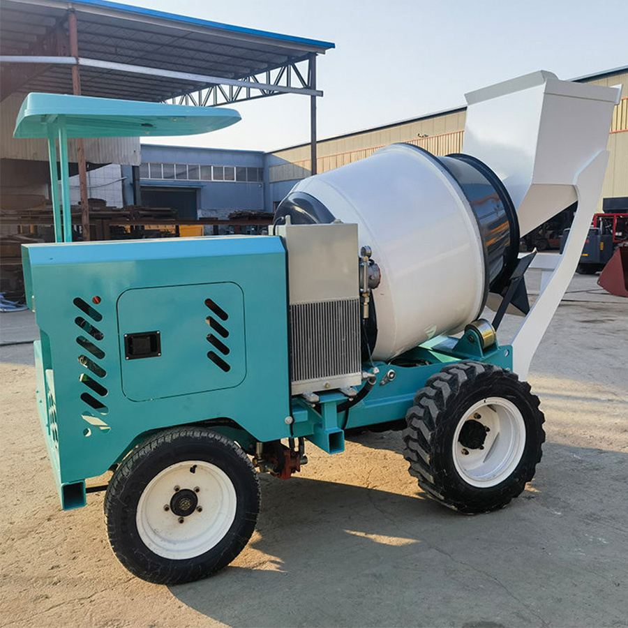 Mobile Mini Small 0.5m3 Self-Loading Concrete Mixer Truck Price With Pump