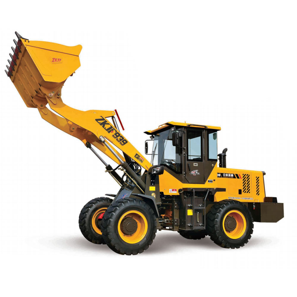 Earthmoving machinery 1.5 ton small wheel loader can be equipped with snow plow