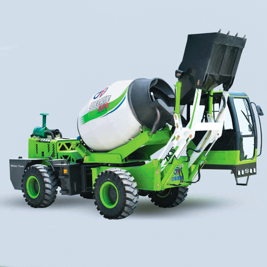 2 / 3.5 / 5.5 Cubic Meters Self-Loading Mini Mobile Pan Concrete And Cement Mixer Truck In Prijs India