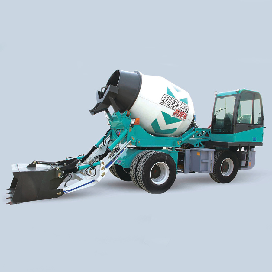 2 / 3.5 / 5.5 Cubic Meters Self-Loading Mini Mobile Pan Concrete And Cement Mixer Truck In Prijs India