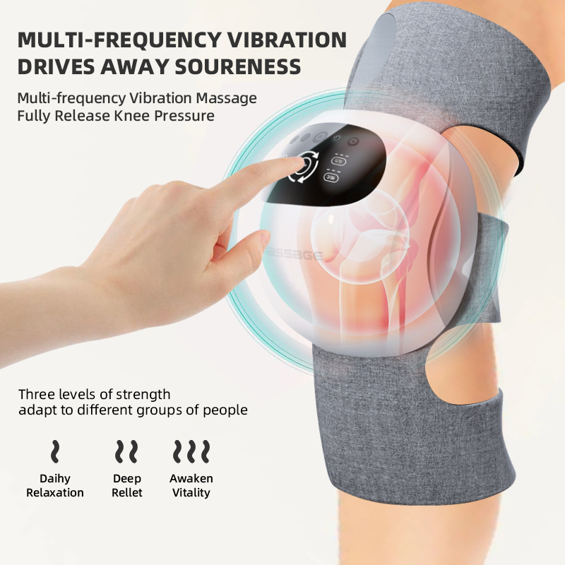 Hot Compress Infrared   Heat Air Compression Electric Knee Heating Massager For Pain Relief  Leg And Knee Massager