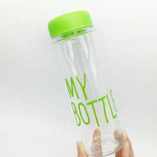 high quality promotion 500ml plastic bottles bpa free water bottle