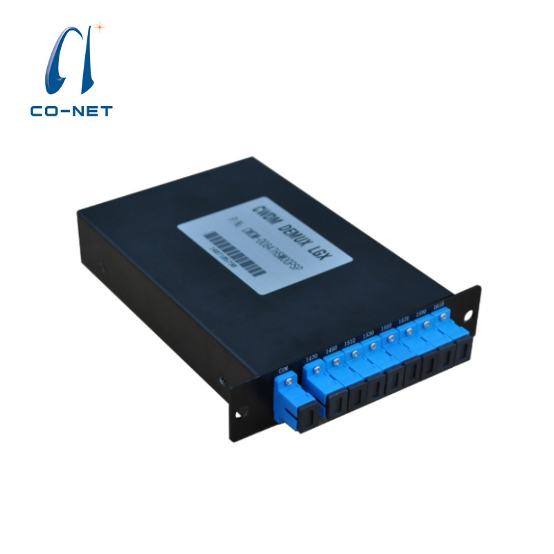 CO-NET passive optical multiplexer suppliers cwdm transceiver single fiber compact cwdm module rack mount cwdm