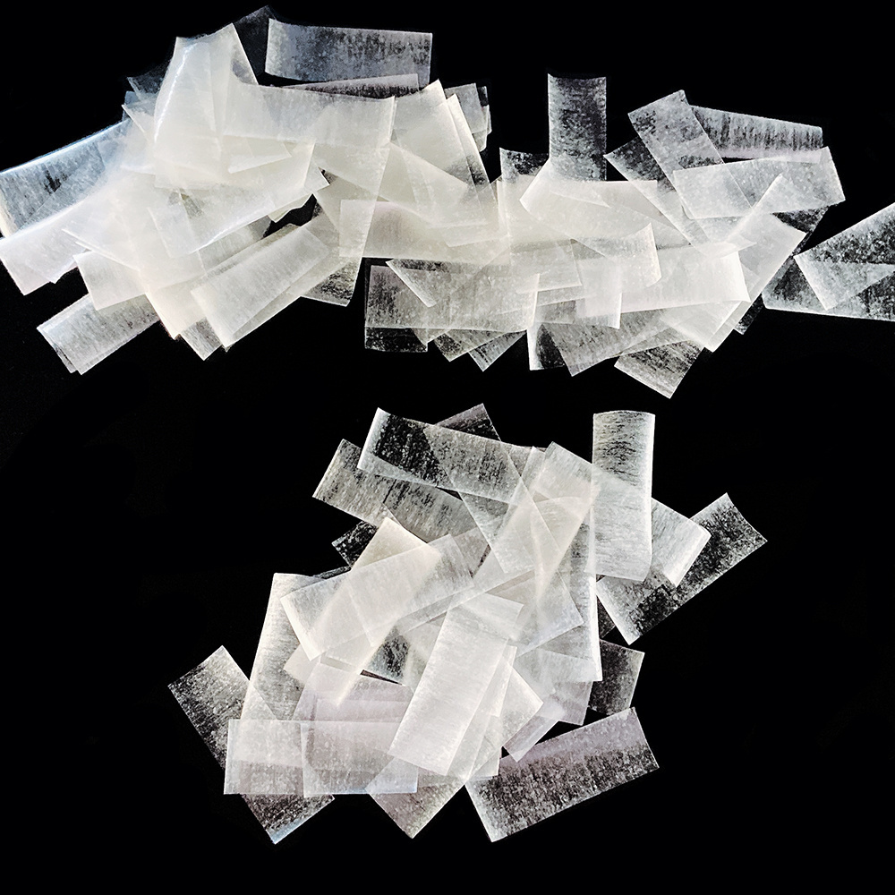 Eco-Friendly and Biodegradable Rice paper White Confetti for Weddings and Birthdays - water-solubility