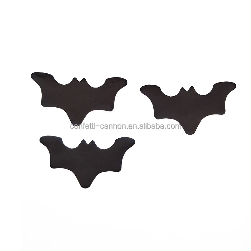 Hot selling bat black confetti beautiful flameproof biodegradable tissue paper