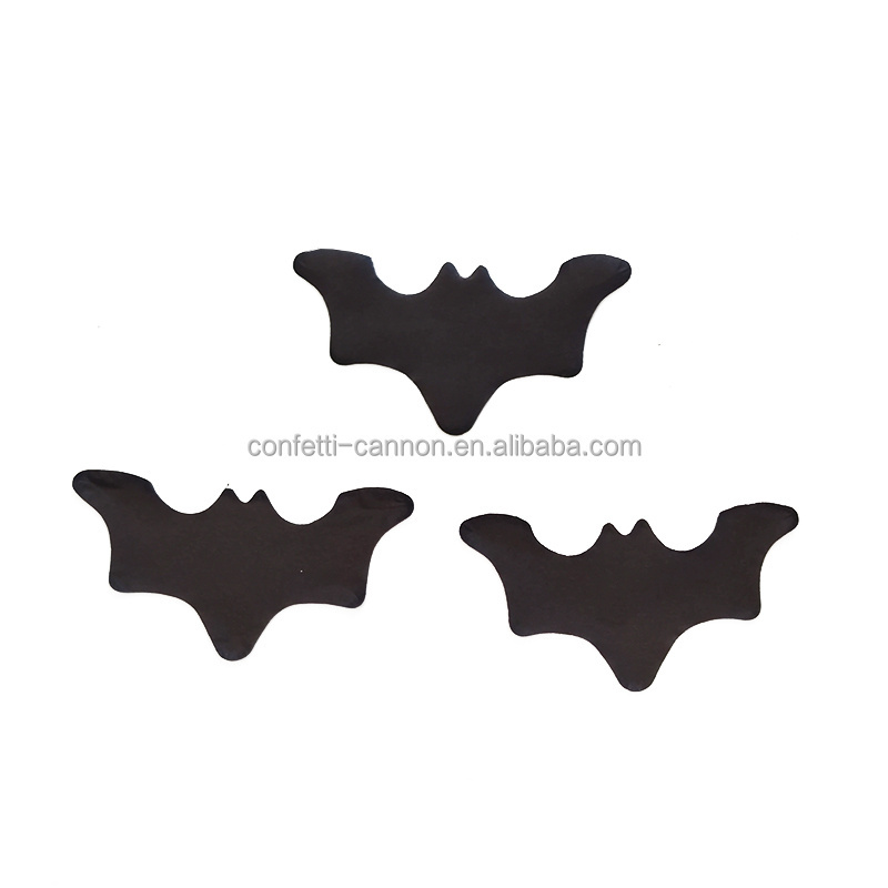 Hot selling bat black confetti beautiful flameproof biodegradable tissue paper