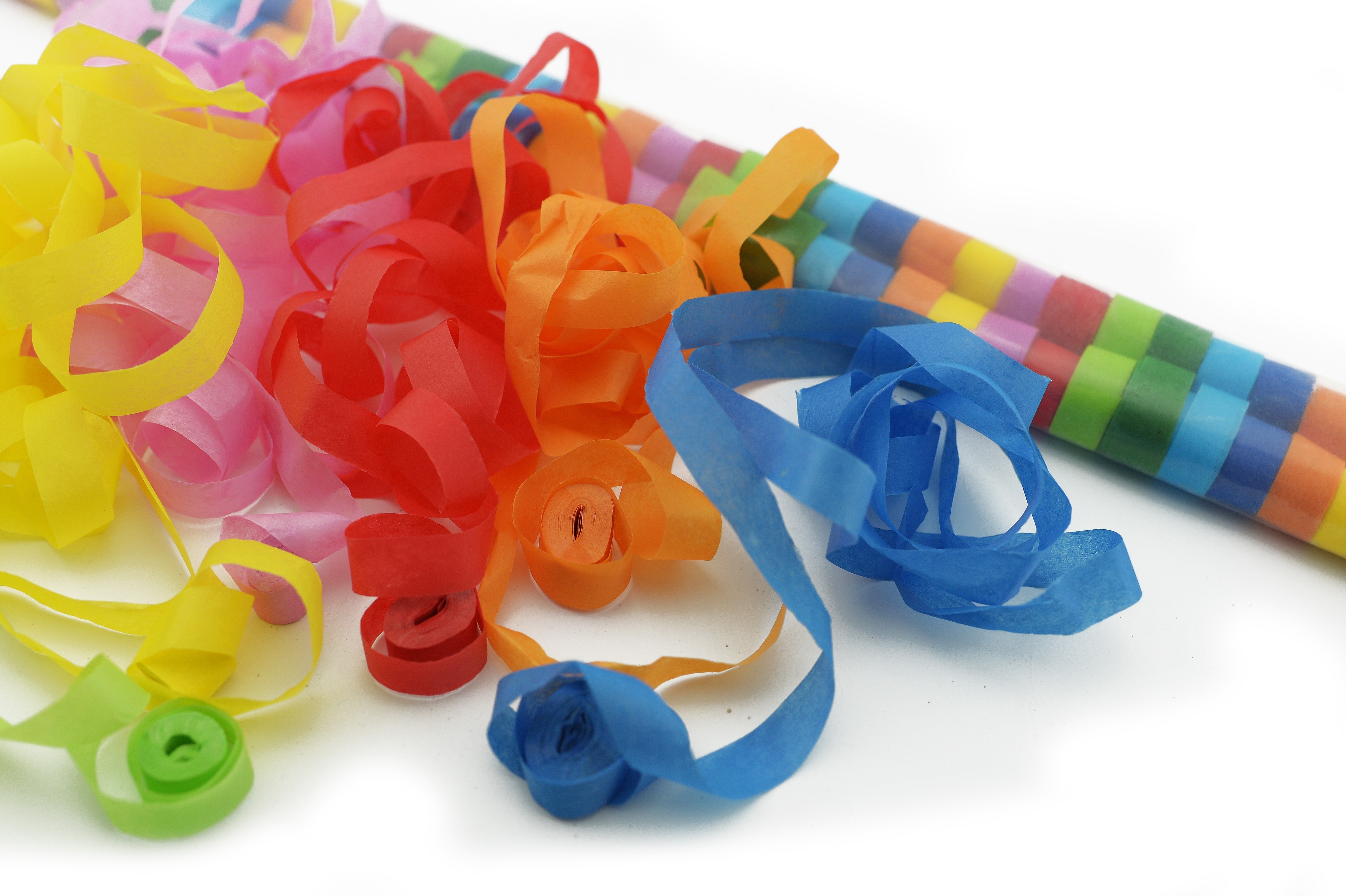 Colorful Confetti Tissue Streamers for Football Game Opening Ceremony