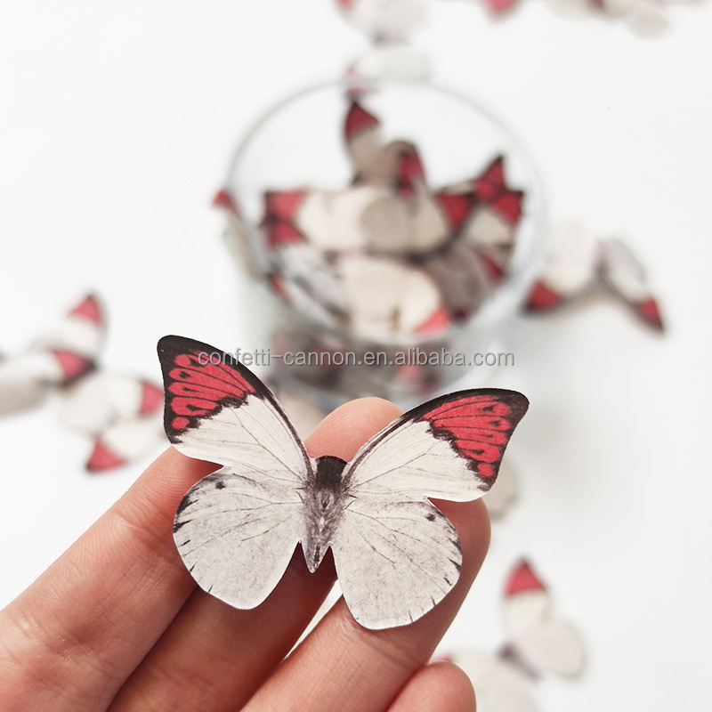 Quality Certified Safety Print Confetti with Coin Butterfly Paper Confetti for Cannon streamer machine