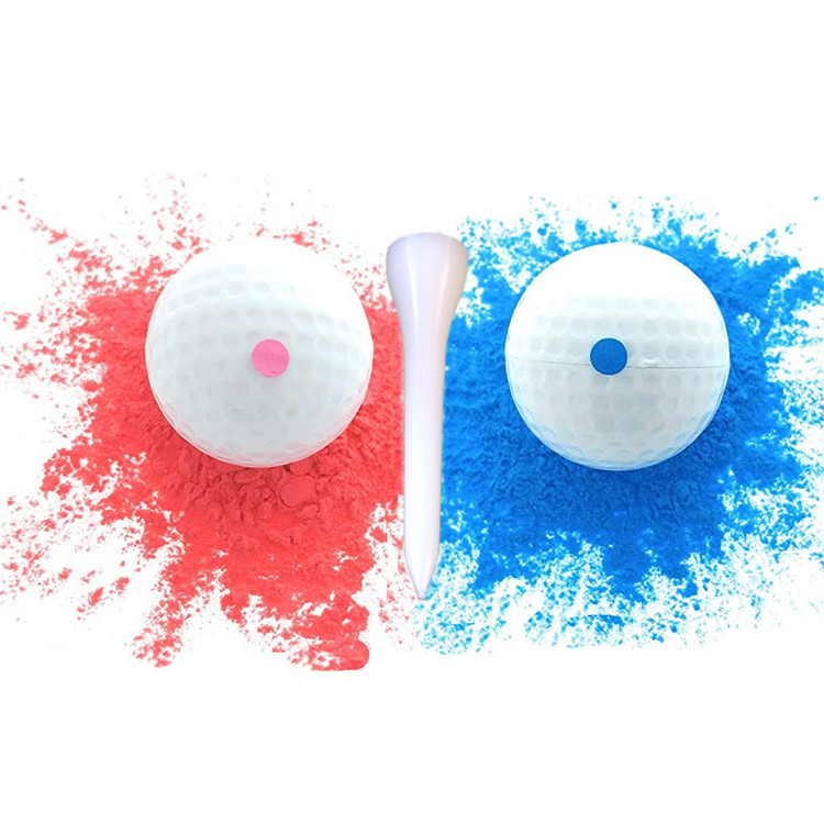 Gender reveal golf balls exploding direct from factory