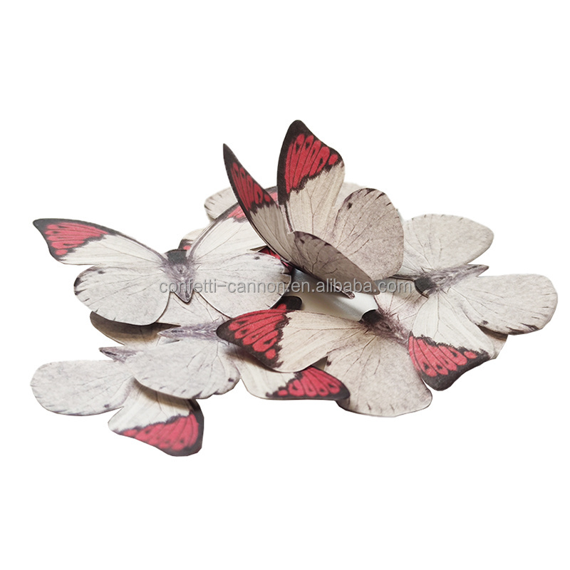 Quality Certified Safety Print Confetti with Coin Butterfly Paper Confetti for Cannon streamer machine