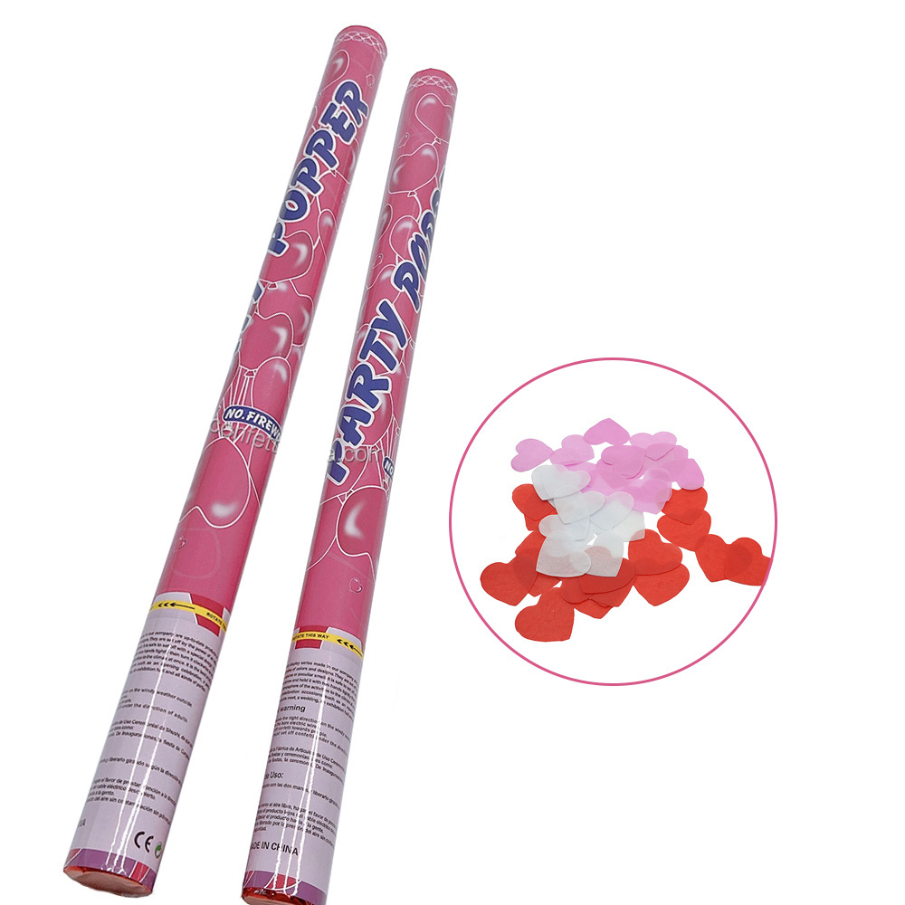 Economical and affordable Party Popper with Paper Streamer Pink Blue content Round Confetti