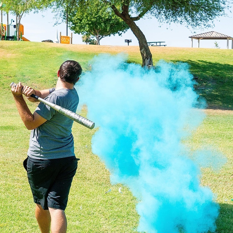 Baby Shower Gender Reveal Baseball Pink or Blue Powder Revealing Party Supplies Exploding Powder Baseball