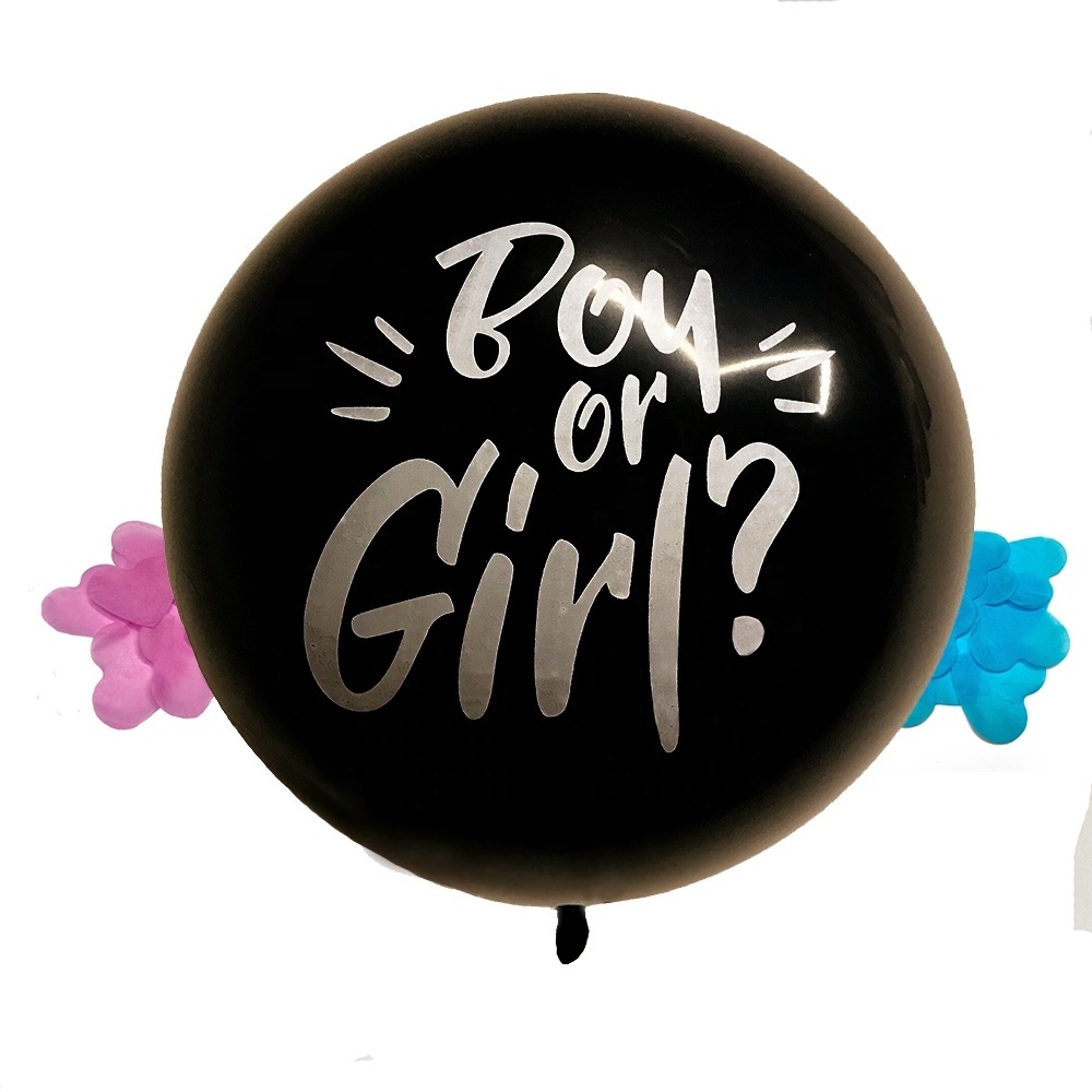 36 inch Gender reveal confetti party balloons for baby shower,birthday party