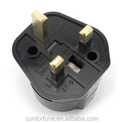 bs 1363 schuko to uk transformer plug adapter 13A fuse