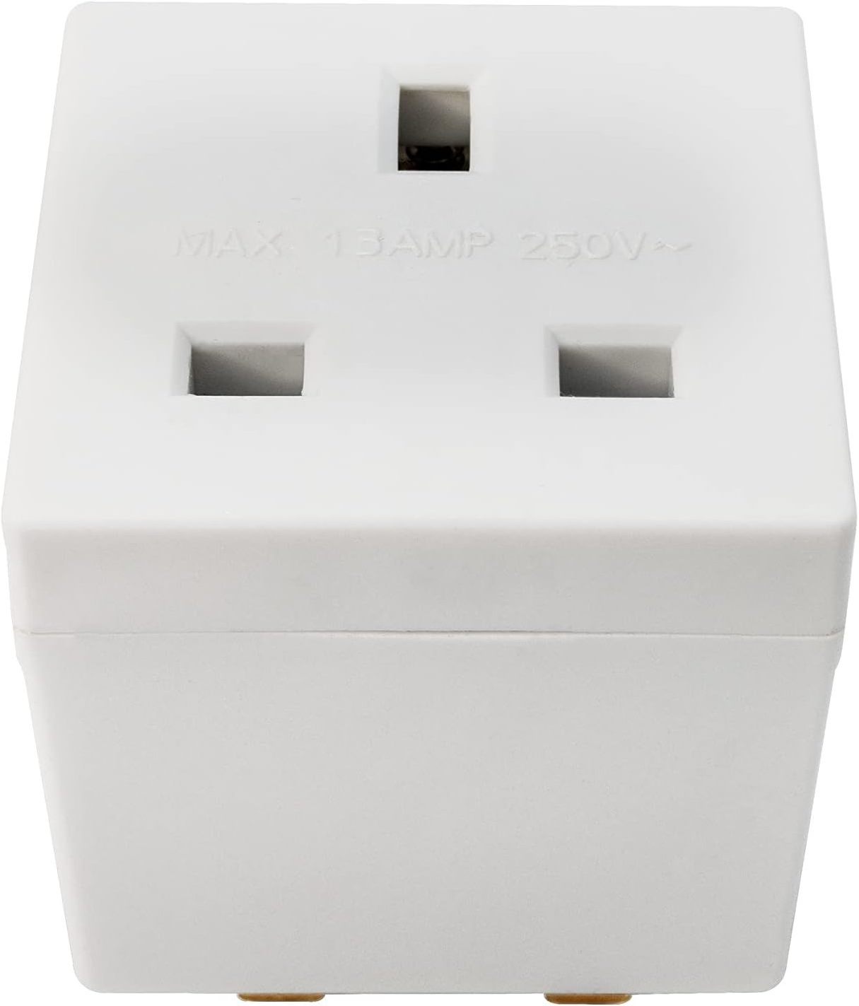 2 Way Plugs Extension Multi plug Socket UK Double Plug Adapter, 13A UK 3 Pin Power Socket for Bedroom