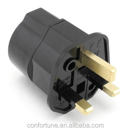 bs 1363 schuko to uk transformer plug adapter 13A fuse