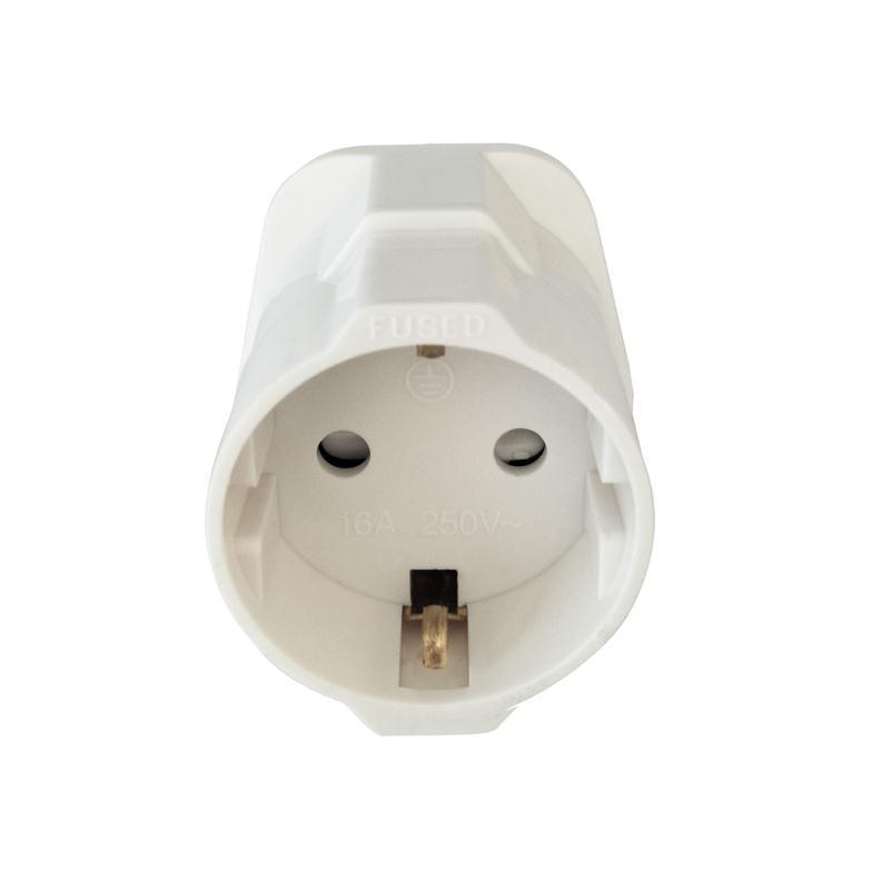 CE mark Europe to uk Dubai schuko plug with surge protector/Eu socket