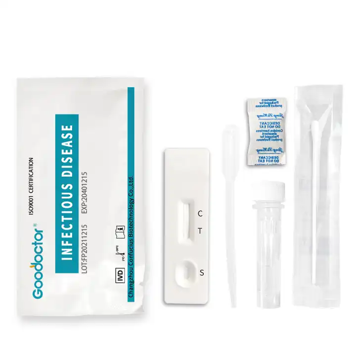 GooDoctor high quality hiv 1 2 hcv hbsag test HBsAg/HCV/HIV/Syphilis 4 in 1 rapid test kit