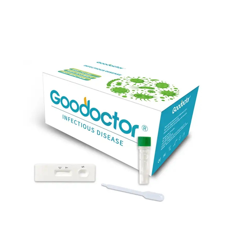 GooDoctor high quality hiv 1 2 hcv hbsag test HBsAg/HCV/HIV/Syphilis 4 in 1 rapid test kit