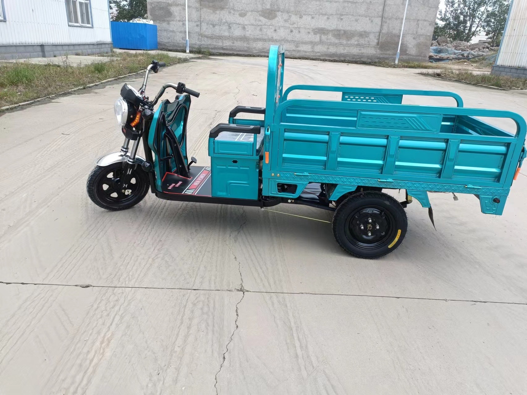 Cargo Tricycle 3 Wheel Electric Tricycle Cargo Brushless Motor Electric Pedicab Bike Cargo Trailer