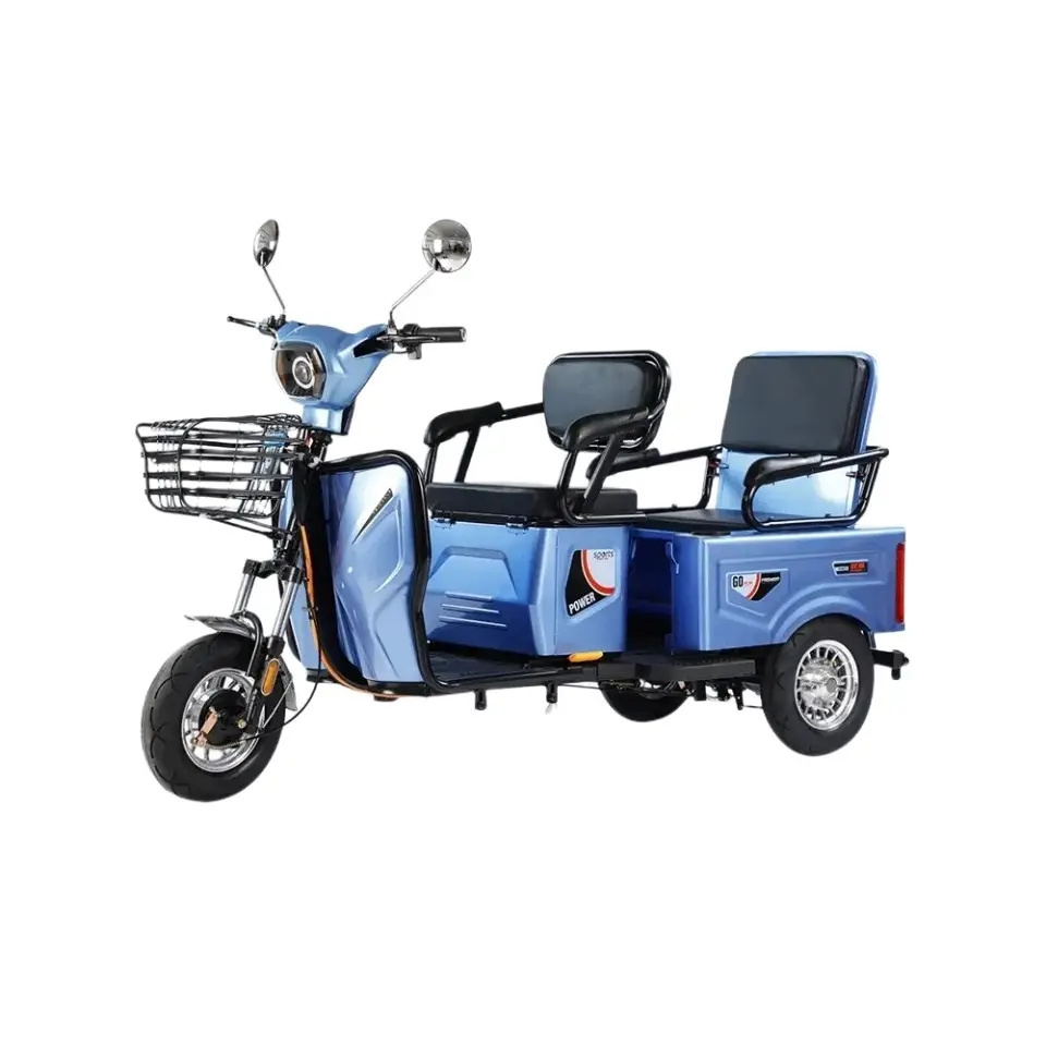 Large Three Wheel Electric Vehicle Electric Tricycle CE 48V 4 Wheel Electric Bike Tricycles 3 Wheel 400cc Electric Trike 4kw 14