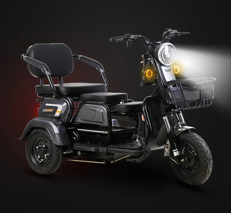 Supply Motorcycle Three Wheel Cargo City 3 Wheel Motorized Tricycle Trikes 3 Wheel Electric Tricycle with Roof Open