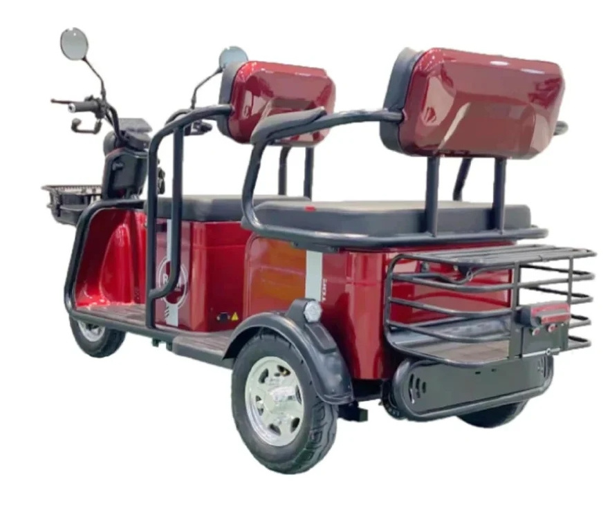 2024 green-life electric tricycle conversion kits 3 Wheel electric tricycle with passenger seat basket from China