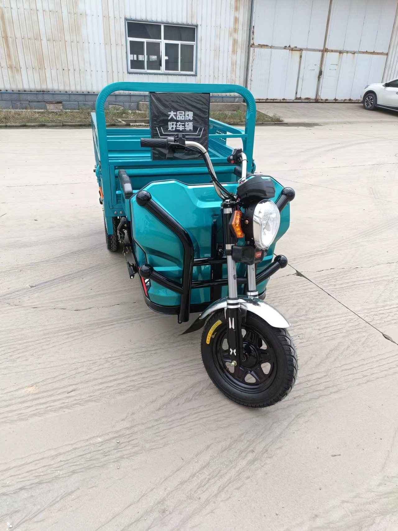 Cargo Tricycle 3 Wheel Electric Tricycle Cargo Brushless Motor Electric Pedicab Bike Cargo Trailer