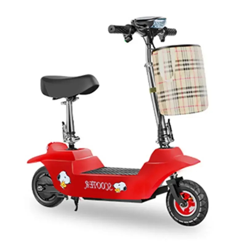 Small dolphin mini electric scooter adult students convenient two-wheeled motorcycle scooter