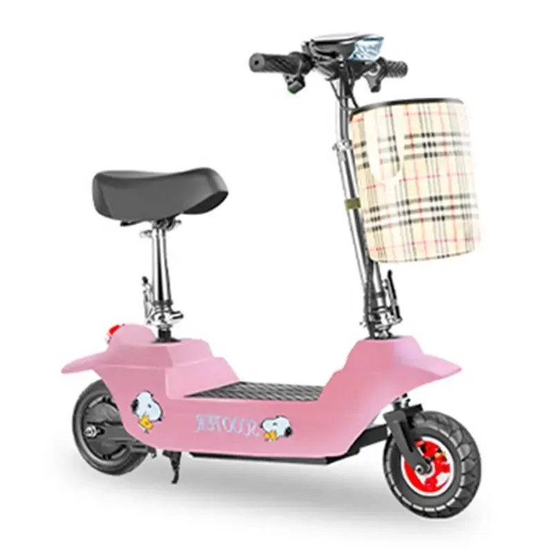 Small dolphin mini electric scooter adult students convenient two-wheeled motorcycle scooter