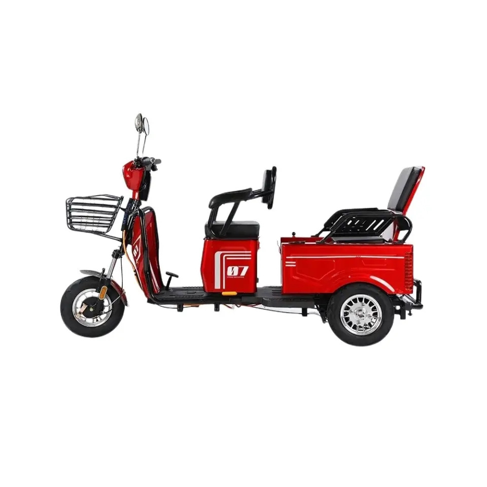 Large Three Wheel Electric Vehicle Electric Tricycle CE 48V 4 Wheel Electric Bike Tricycles 3 Wheel 400cc Electric Trike 4kw 14