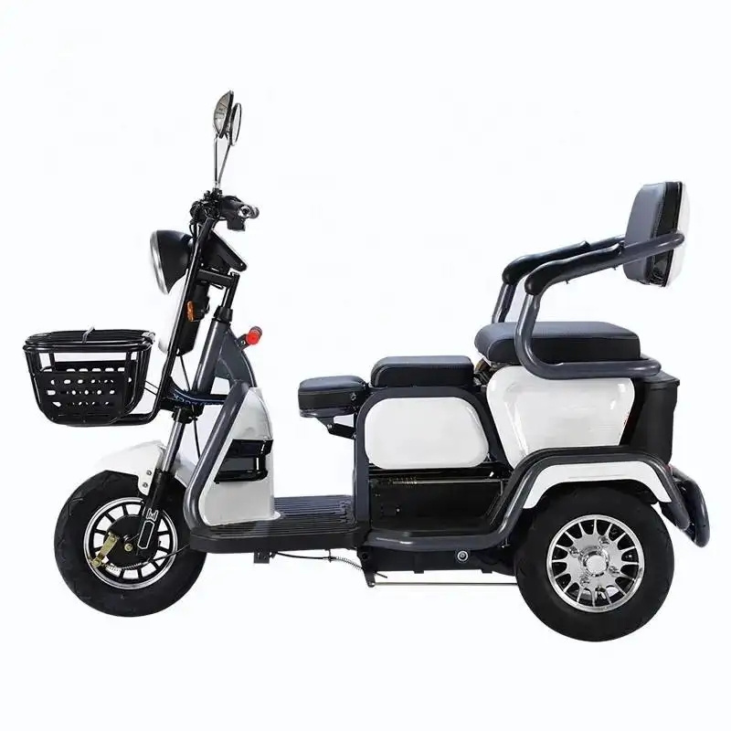 Lithium Battery Three Wheel Bike Electric Tricycle 3 Wheel Handicapped Electric Mobility Scooter for Old or Disabled Person