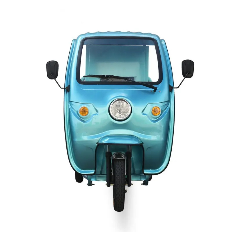 Semi-closed hauling semi-top load Electric motorcycle cargo three-wheeled car electric tricycle