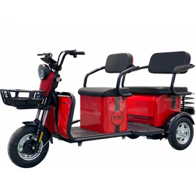 2024 green-life electric tricycle conversion kits 3 Wheel electric tricycle with passenger seat basket from China