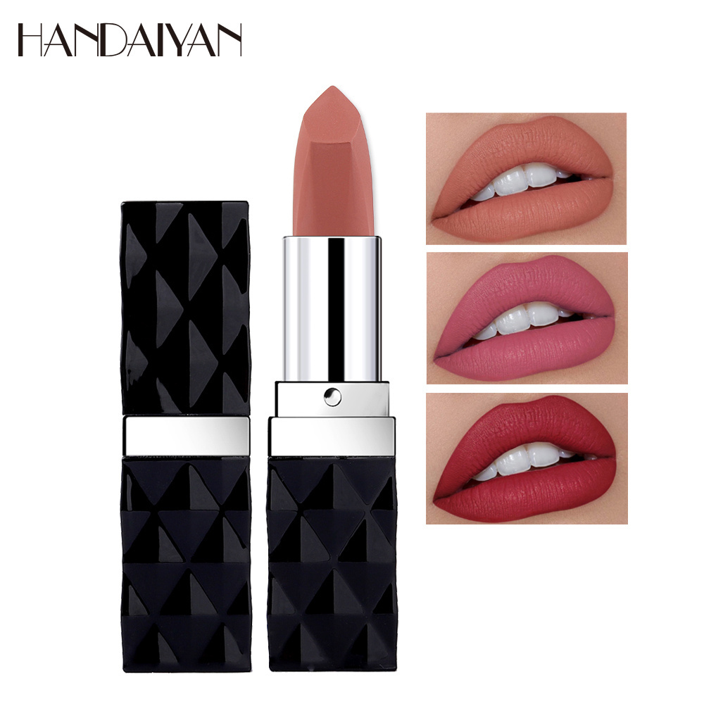 handaiyan lipgloss tubes 2023 red lipstick high quality personalize mist waterproof non-stick cup matte lipstick