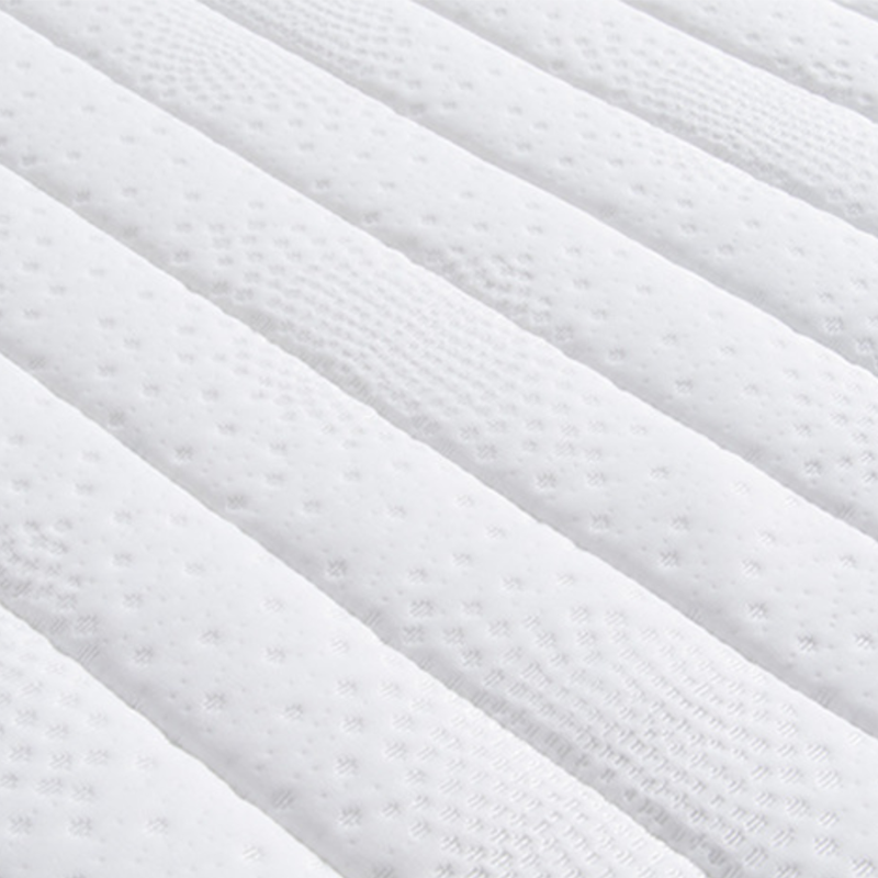 Rolled up memory foam mattress