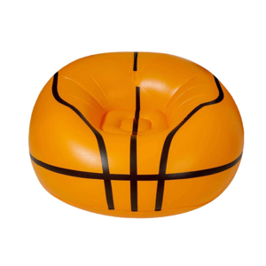 Custom PVC Inflatable Basketball Sofa Lazy Inflatable Lounger Air Sofa Bed Movie Chair Relax Inflatable Seat Sofa