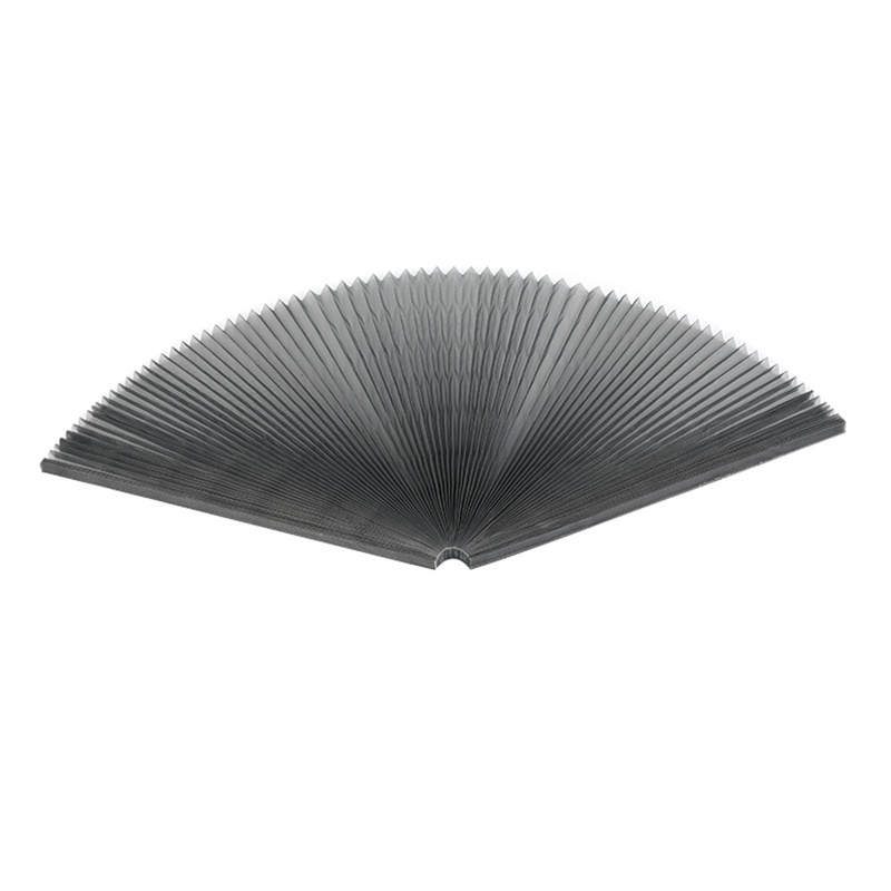 High quality Black Polyester pleated mesh screen retractable door screen accordion plisse screen