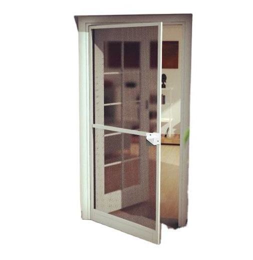 High Quality Customized Fiberglass Net Aluminum Profile Fixed Frame Screen Door Security Anti Mosquito Fly Bug Door Screen