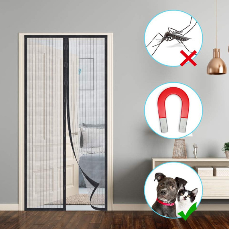 Household magnetic anti mosquito door net curtains thermal insulated door eva curtains magnetic screen door curtain