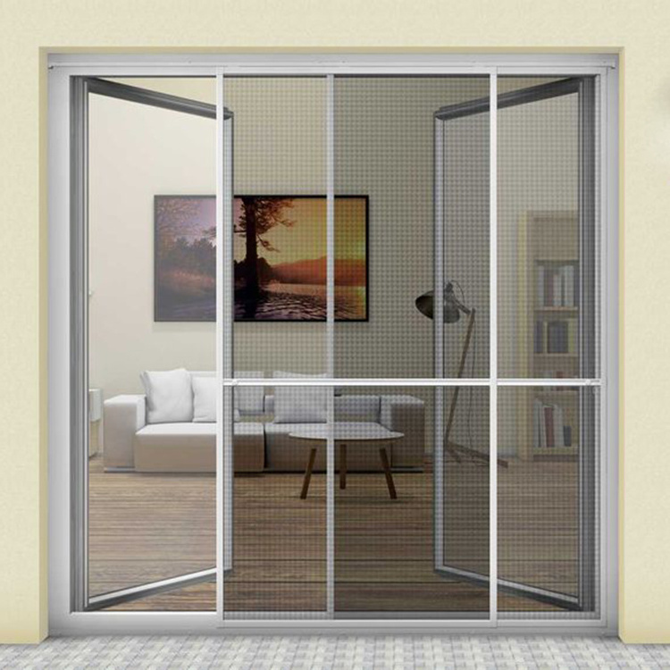 Hight Quality Aluminum Frame Screen Doors Patio Insect Sliding Fly Screen Door