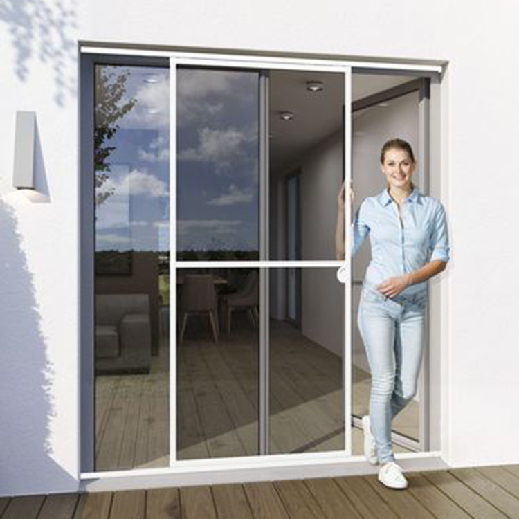 Aluminum Frame Screen Doors Patio Insect Sliding Fly Screen Door