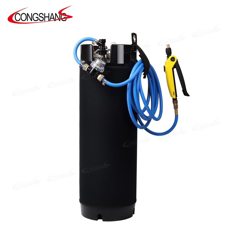 CONGSHANG 2.5 Gallon window Tint Keg Spray Tank with 19ft Straight Hose and nozzle filter