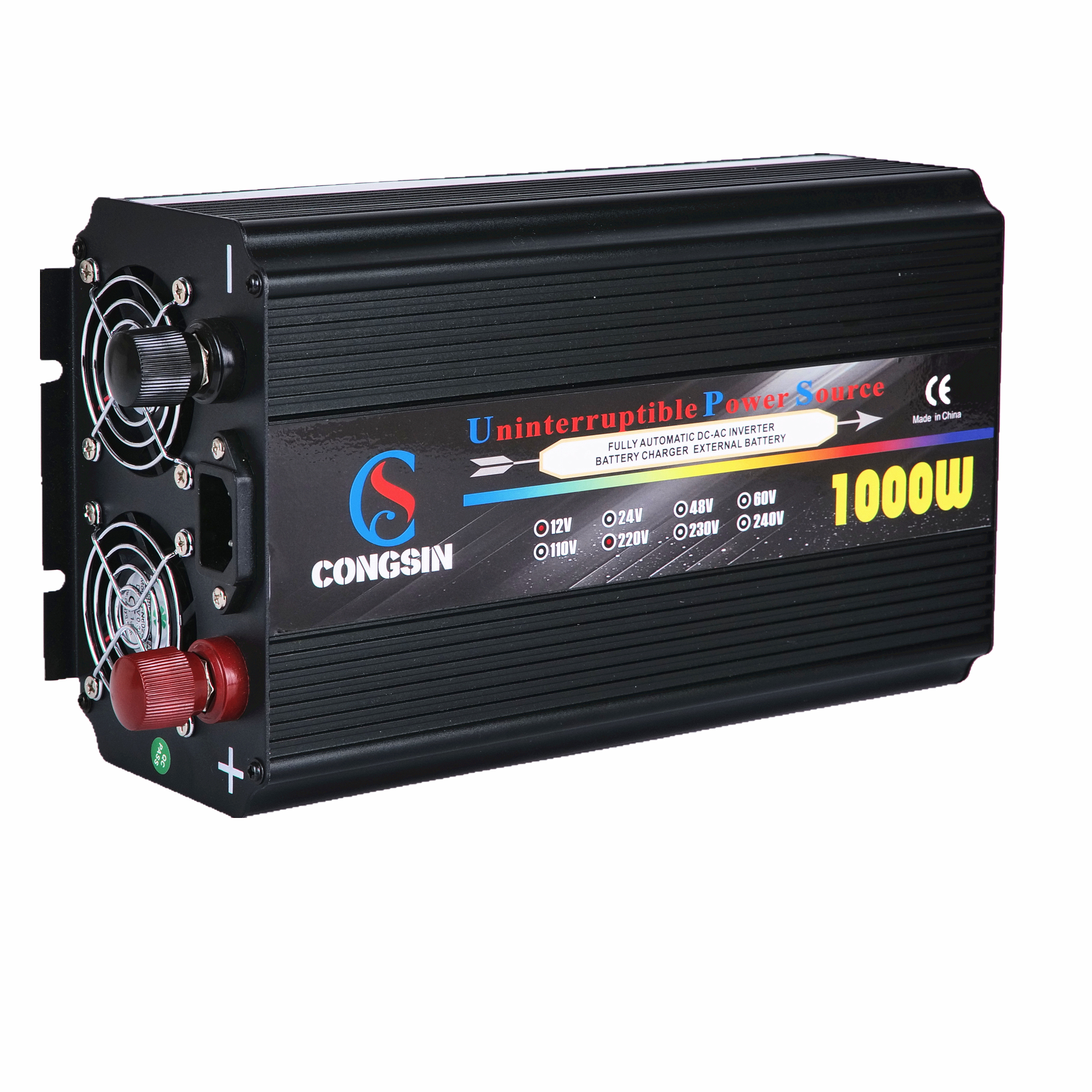 12V DC 220V AC Modified Sine Wave Invertor 300W 500W 1000W 1500W 2000W 3000W UPS Inverter with Battery Charger Function